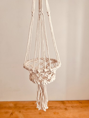 Macrame plant hanger - plant, hanger,