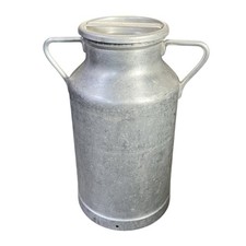 Vintage French Aluminium Milk Churn – Galvanised Umbrella Stand or Wedding Prop