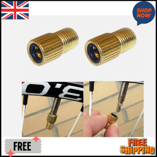 Presta schrader valve - 2x,