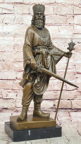 Tall bronze marble persian - bronze,