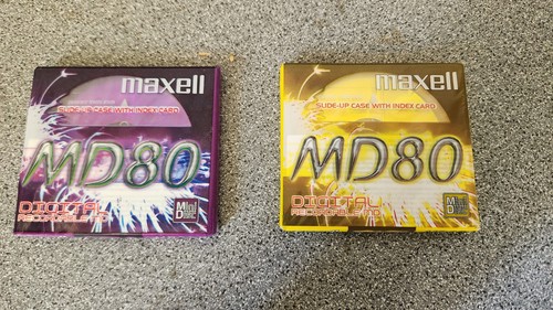 Maxell md80 minidisk - md80, new