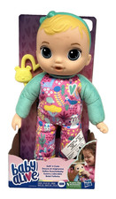 Baby Alive Soft n Cute Blonde Hair 28cm Doll Ages 18months +