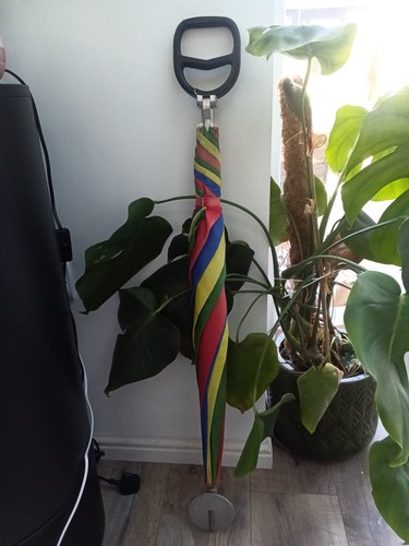 Vintage golf umbrella shooting - vintage,