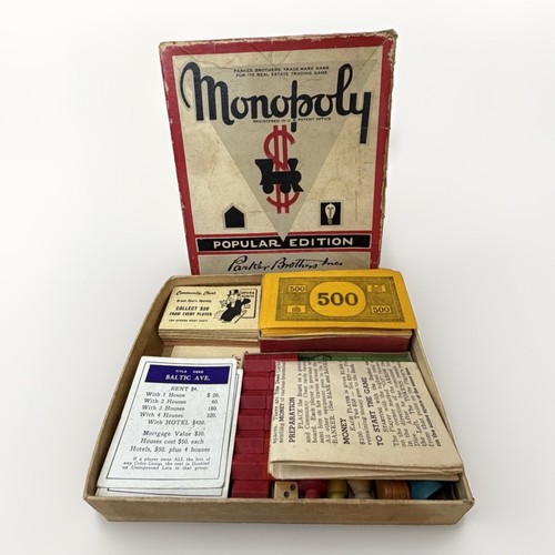 Vintage 1951 monopoly - 1951,