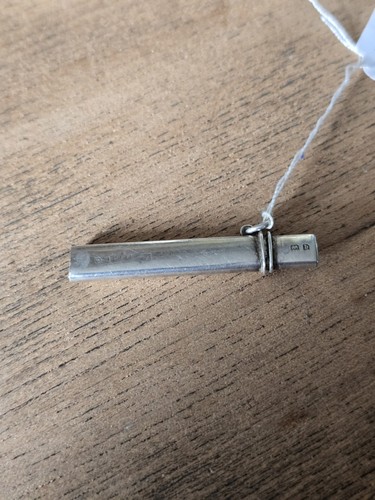 Silver pencil holder - silver,