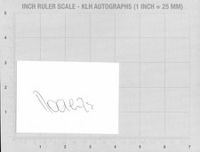 Roger Twose Hand Signed White