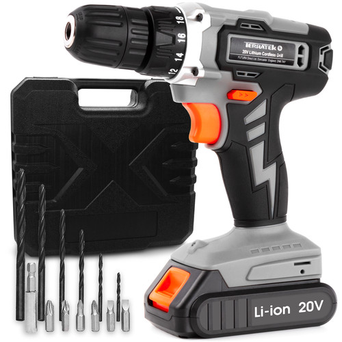 Cordless drill 20v - drill, li-ion