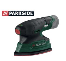 Parkside 12v Cordless Detail Sander PAMS12A1 In Carry/ Storage Case - Bare Unit