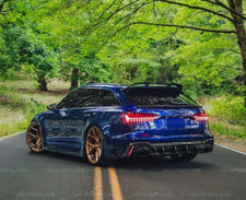 Audi RS6 Diffuser Carbon Fibre Pre Preg C8 2018 + Rear Bumper Kit by UKCarbon