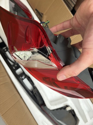 Outer rear left tail light - outer,