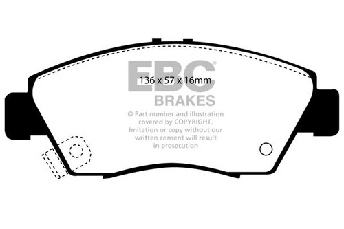 Ebc bluestuff front brake - bluestuff,