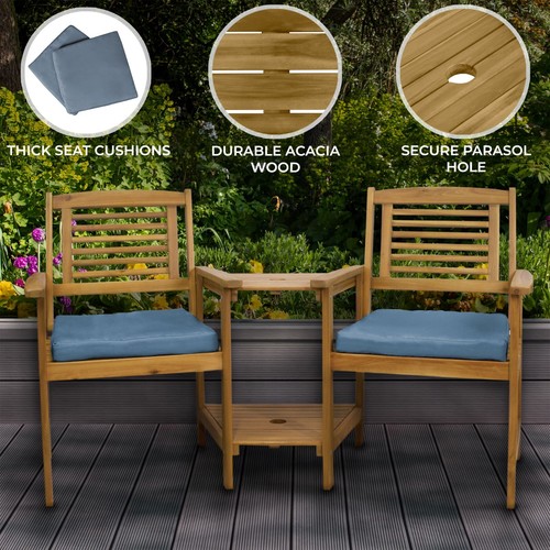 Wooden companion love - wooden, seat