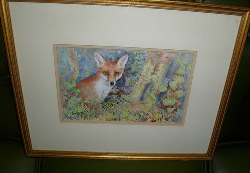 Jean tilley signed watercolour - jean,