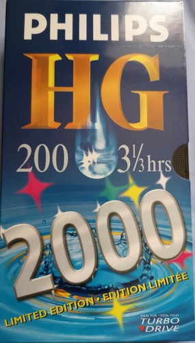 Philips 200 blank vhs - 5x,