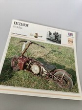 Excelsior 100 Welbike Army 1944 Card Motorbike Of Collection Atlas UK