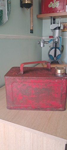 Vintage red gallon - 1, petrol