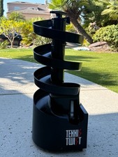 Tennis Twist Ball Machine Sports Tutor Battery Powered Holds 28 Balls