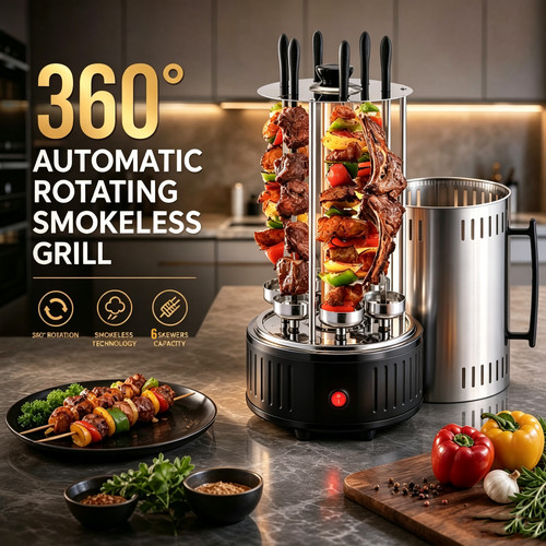 Vertical electric rotisserie - vertical,