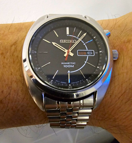 Seiko kinetic 100m black - seiko,