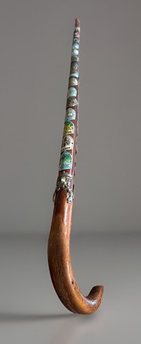 Vintage walking stick metal - vintage,