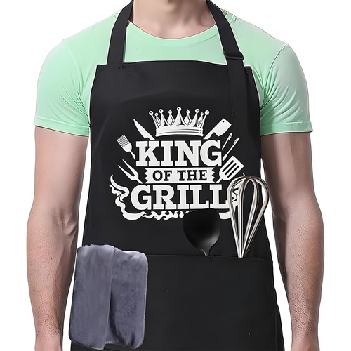 Funny bbq apron - apron, for