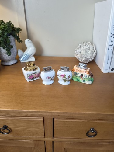 Vintage pottery lighters - vintage,