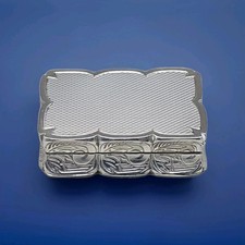 Sterling Silver Engine Turned