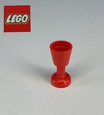 1 x LEGO Vintage 2343 Old Red Goblet for Minifigure, Utensil - With Step - 7B