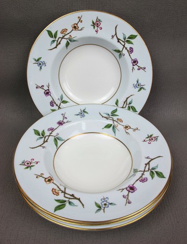 Royal worcester soup plates - worcester,
