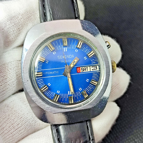 Vintage soviet watch - vintage, slava