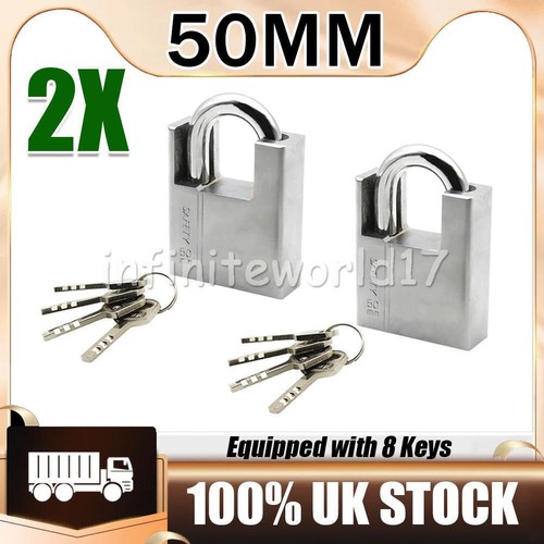 Heavy duty padlock - 2x,
