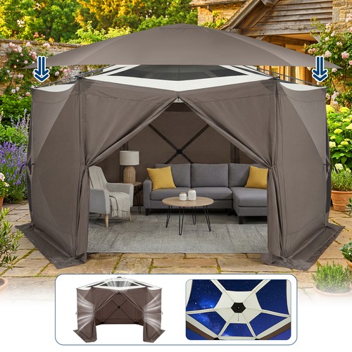13x13ft sided screen gazebo - screen,