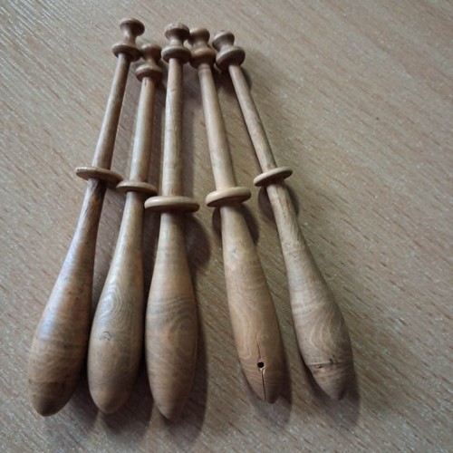 Wooden lace making bobbins - 5,