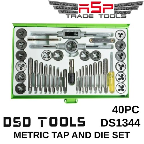 40pc metric tap - tap, set
