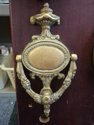 Vintage brass door knocker - brass,