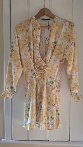 Bnwl zara yellow floral summer - zara,