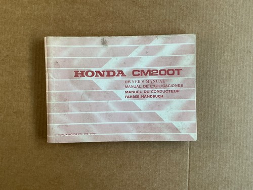 Genuine honda 1979 cm200t - cm200t, cm