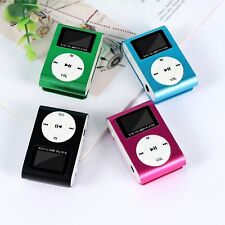 Mini USB Clip MP3 Player LCD Screen Support 32GB Micro SD TF Card