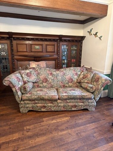 Knowle sofa pink green - knowle,