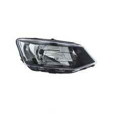 Headlight Skoda Fabia 2014-2018 Halogen Chrome Inner Headlamp Drivers Side Right