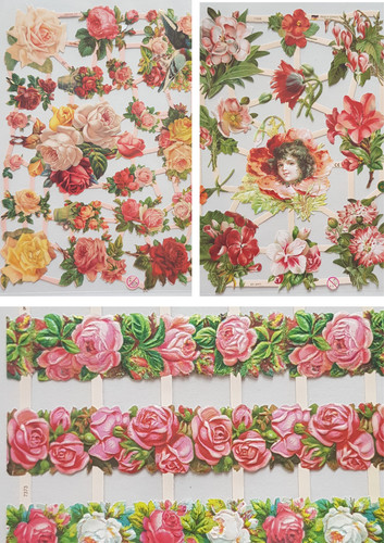 Vintage style paper scraps - vintage,