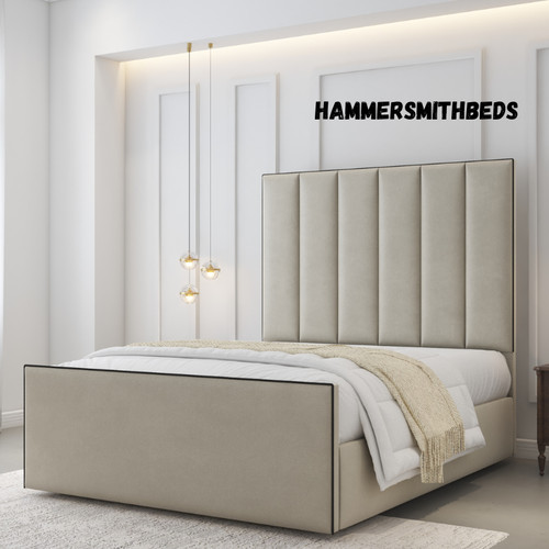 Double lined panel bed - panel, frame