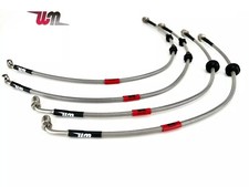 VW Caddy MK3 Fitted Golf MK5 R32 calipers WM Stainless Steel Braided Brake Hoses