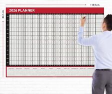 2026 Giant A0 Size Full Year Wall Planner Calendar Home Office Work JAN - DEC