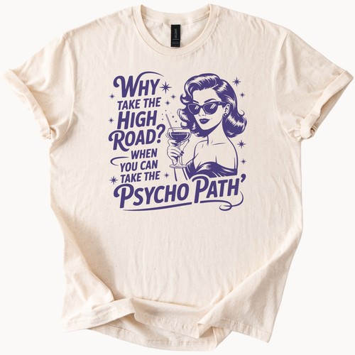 Psycho path graphic tee - psycho,