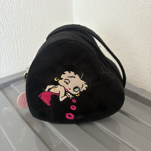 Betty boop heart shaped black - betty,