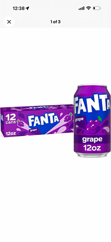 Fanta grape soft drink - drink,,