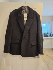 Zara Men's Grey Over Coat Size M Brand new