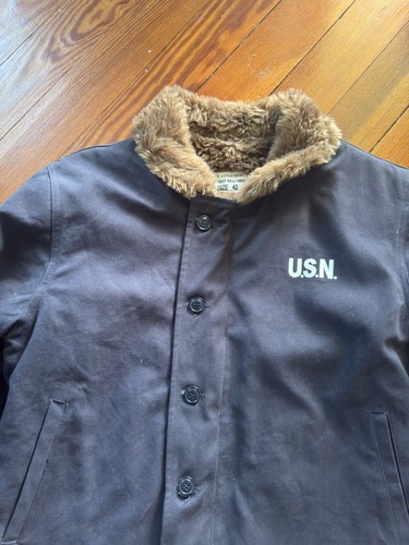Deck jacket navy - jacket, 42
