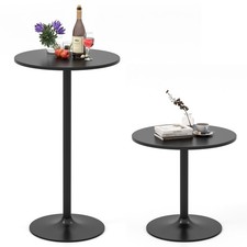 COSTWAY 1 Pcs Round Bar Table
